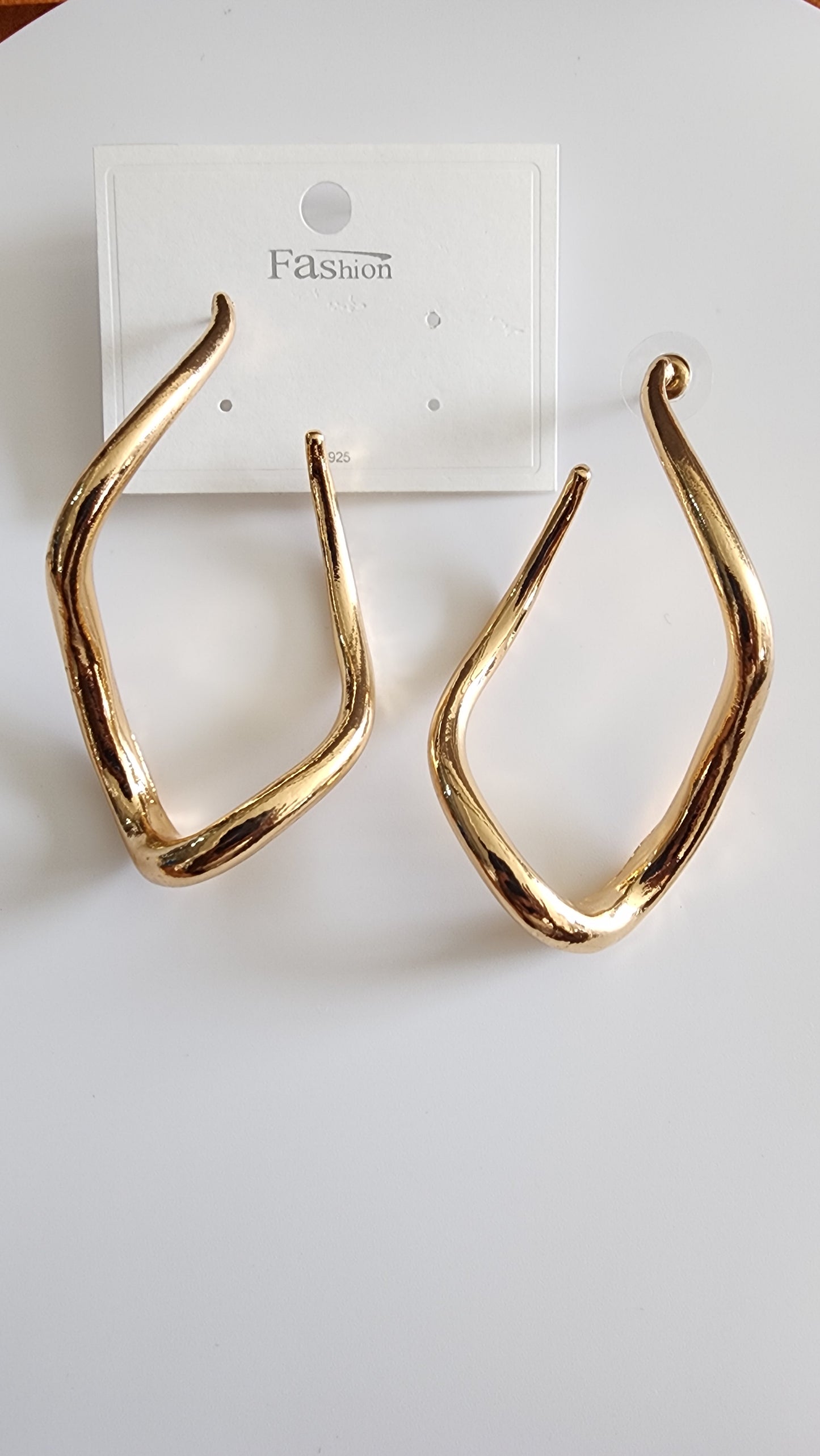 Dangling non tarnish gold earrings